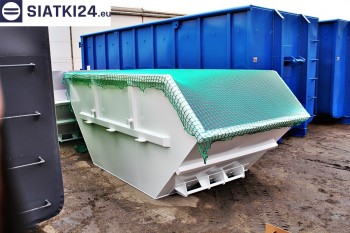 Siatki Gołdap - Siatka przykrywająca na kontener - zabezpieczenie przewożonych ładunków dla terenów Gołdap
